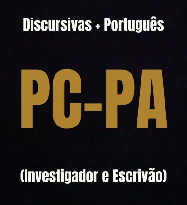 Discursivas e Português para o PCPA (Investigador e Escrivão) - Júnia Andrade