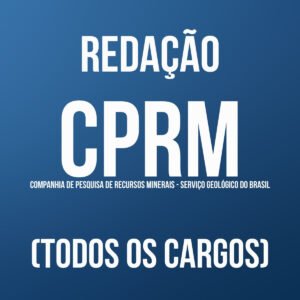 Redação para a CPRM (Todos os Cargos) - Júnia Andrade