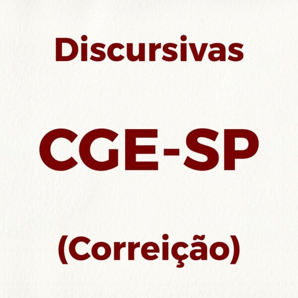 Discursivas para a CGE-SP (Correição) - Júnia Andrade