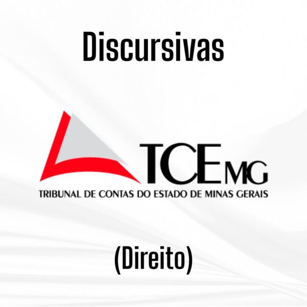 Discursivas para o TCE-MG (Direito) - Júnia Andrade
