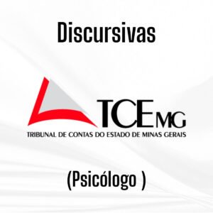 Discursivas para o TCE-MG (Psicólogo) - Júnia Andrade