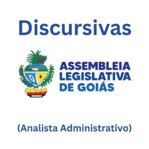 Discursivas para a ALEGO (Analista Administrativo) - Júnia Andrade