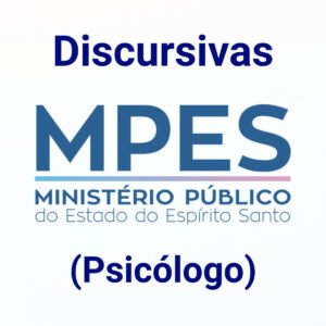Discursivas para o MPES 2026 (Psicólogo) – Júnia Andrade