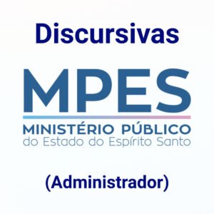 Discursivas para o MPES 2026 (Administrador - Nível Superior) - Júnia Andrade