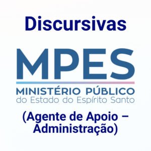 Discursivas para o MPES 2026 (Agente de Apoio - Administração) - Júnia Andrade