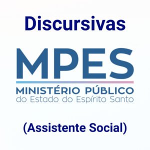 Discursivas para o MPES 2026 (Assistente Social) - Júnia Andrade