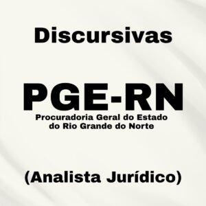 Discursivas para a PGE-RN - Júnia Andrade