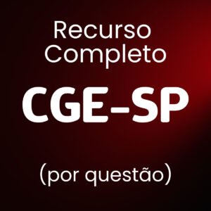 Recurso Completo para a CGE-SP (Por Questão) - Júnia Andrade
