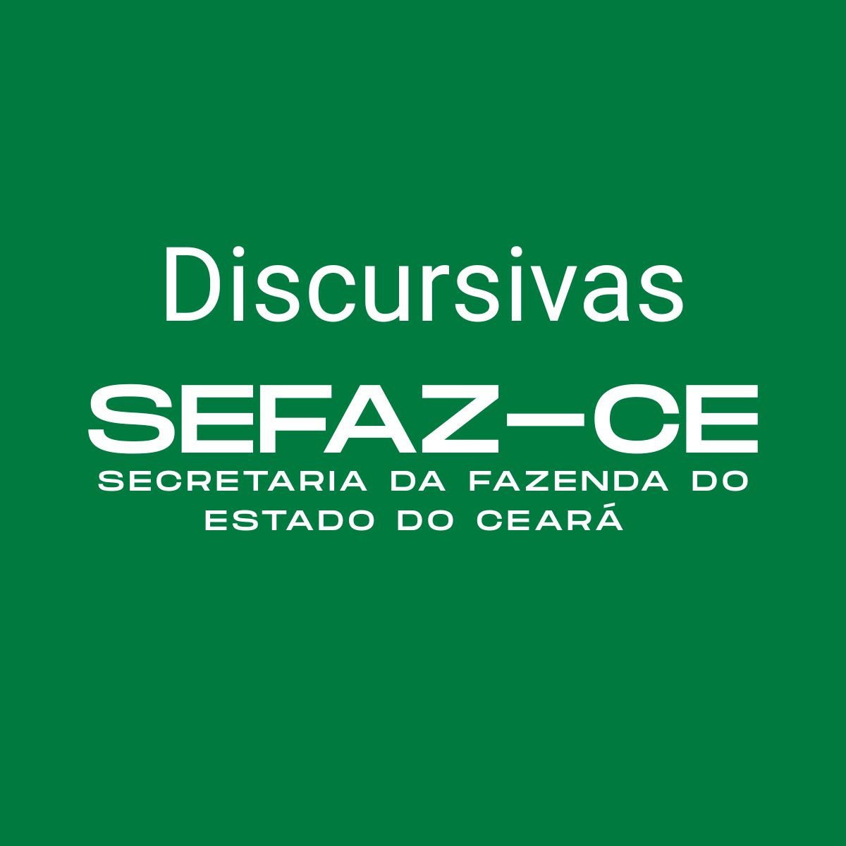 Discursivas para a Sefaz-CE - Júnia Andrade