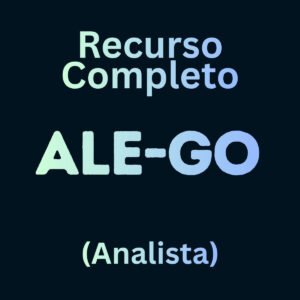 Recurso Completo para o ALE-GO (Analista) – Júnia Andrade