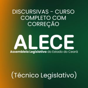 Redação para a ALECE (Técnico Legislativo) - Júnia Andrade