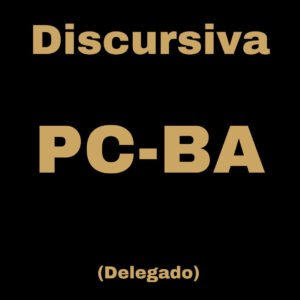 Discursivas e Português para a PCBA (Delegado) - Júnia Andrade