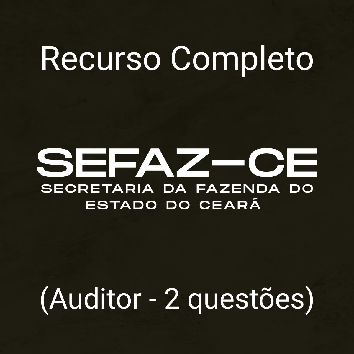 Recurso para a Sefaz-CE (Auditor) 2 Discursivas - Júnia Andrade